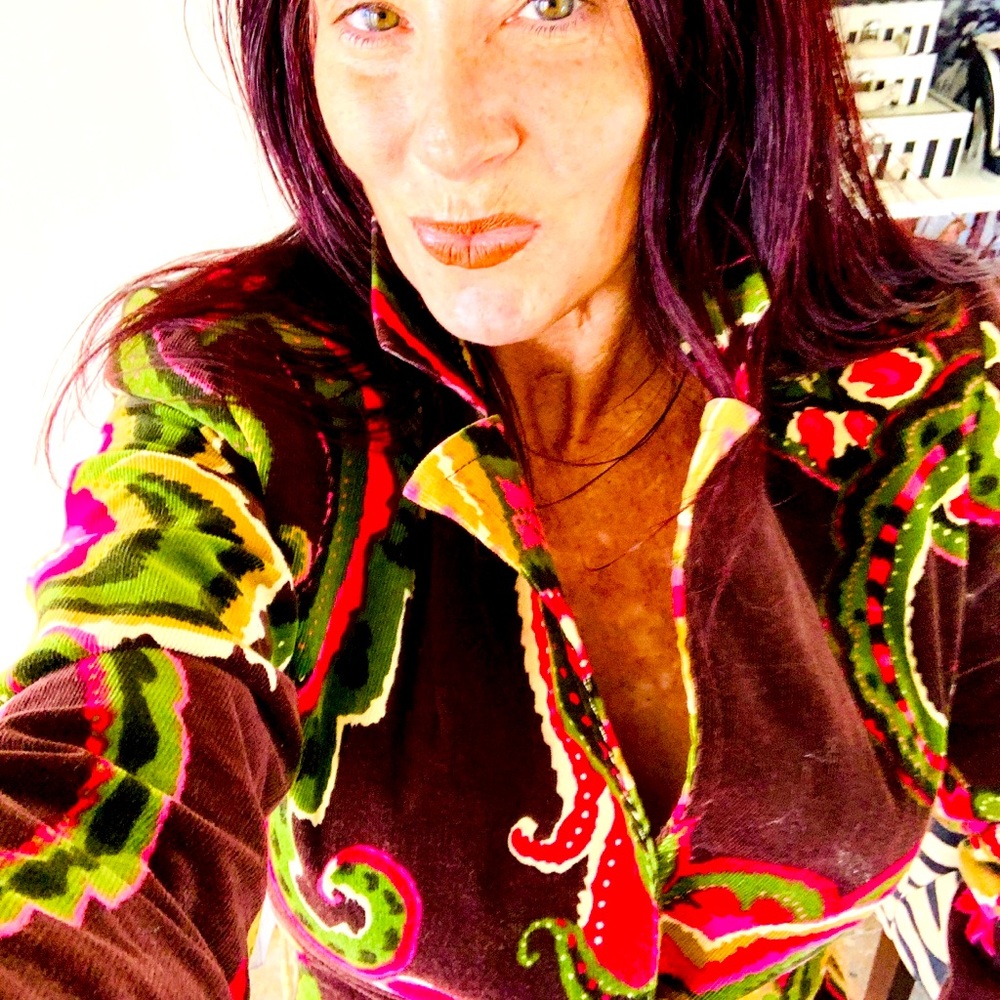 Vintage Trina Turk Funky Fun Comfy 70s Vintage Questions Plz Comment Below xoxo - Picture 2 of 6